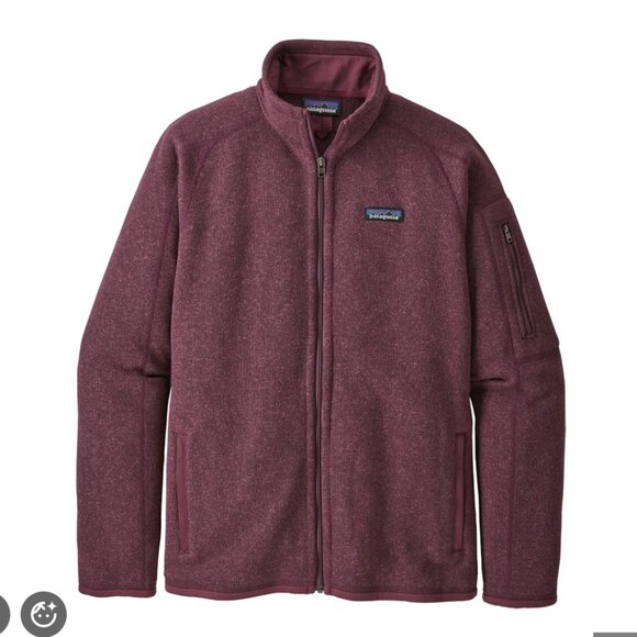 Patagonia Burgundy Better Sweater Zip Up Fleece XS - Picture 1 of 6